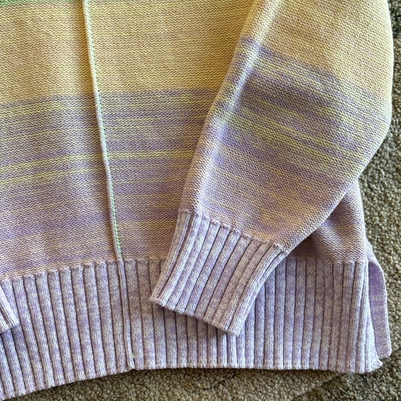 LOFT Multicolor Pastel Women's Sweater - Picture 3 of 11